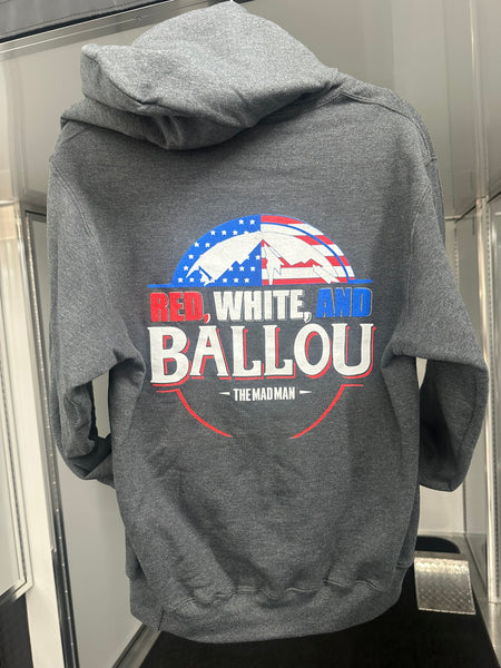 2024 Red, White & Ballou Hoodie - Dark Heather Gray