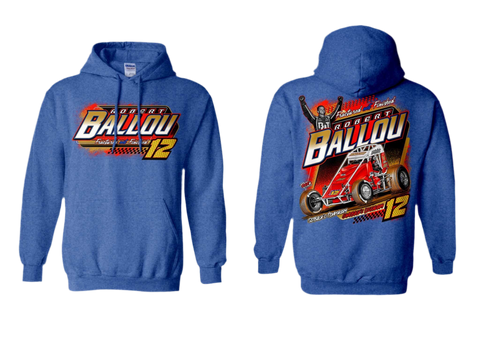 2025 Fractured not Finished Hoodie -  Heather Deep Royal