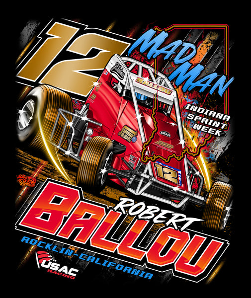 2026 Robert Ballou - Indiana Sprint Week - Black