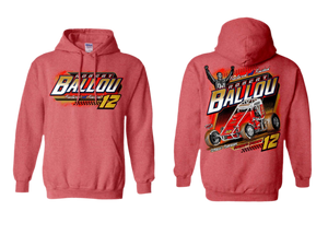 2025 Fractured not Finished Hoodie - Heather Red