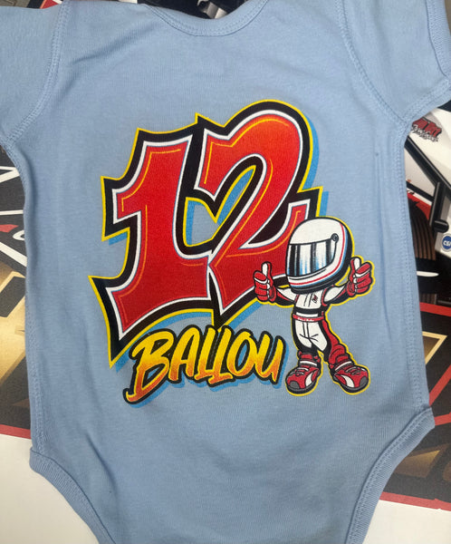 2024 Ballou #1 Fan Blue (Toddler/Youth)