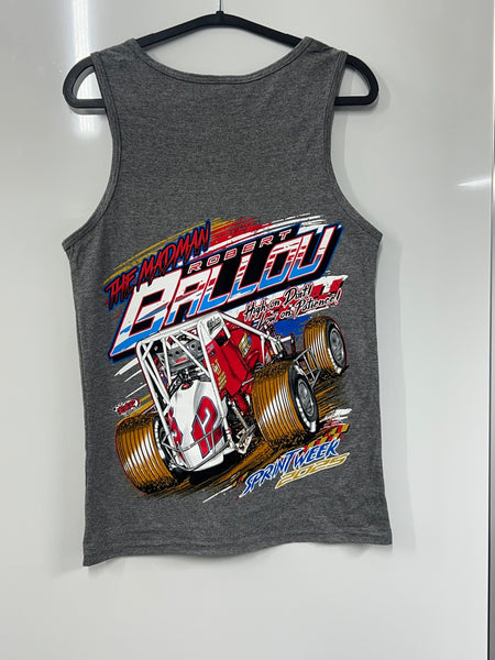 2025 Indiana Sprint Week - "High on Dirt!  Low on Patience!" - Heather Grey Tank
