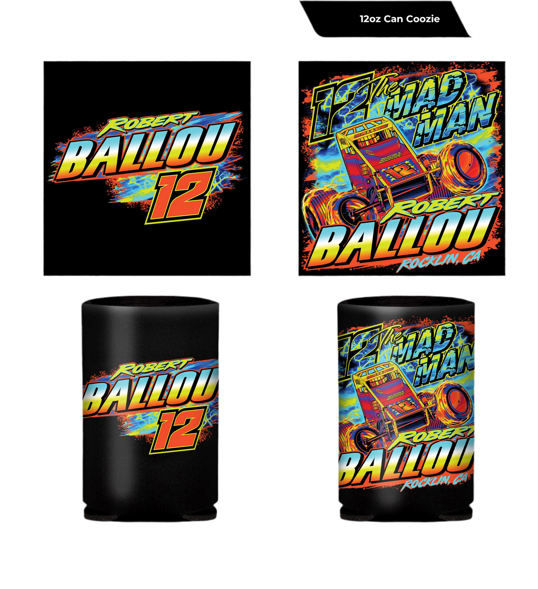 2025 Madman Black Light Koozie