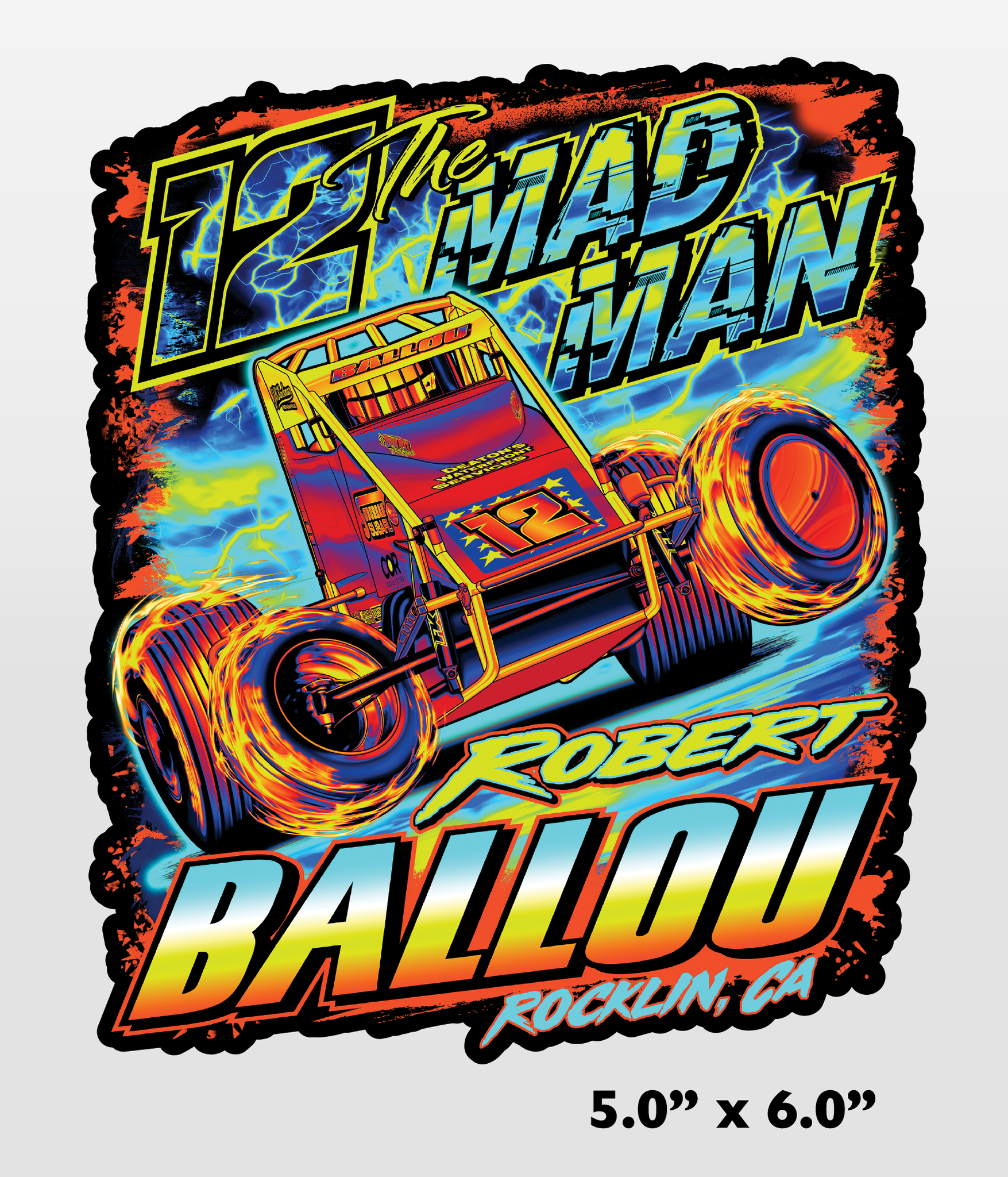 2025 Blacklight Decal 5”x 6”
