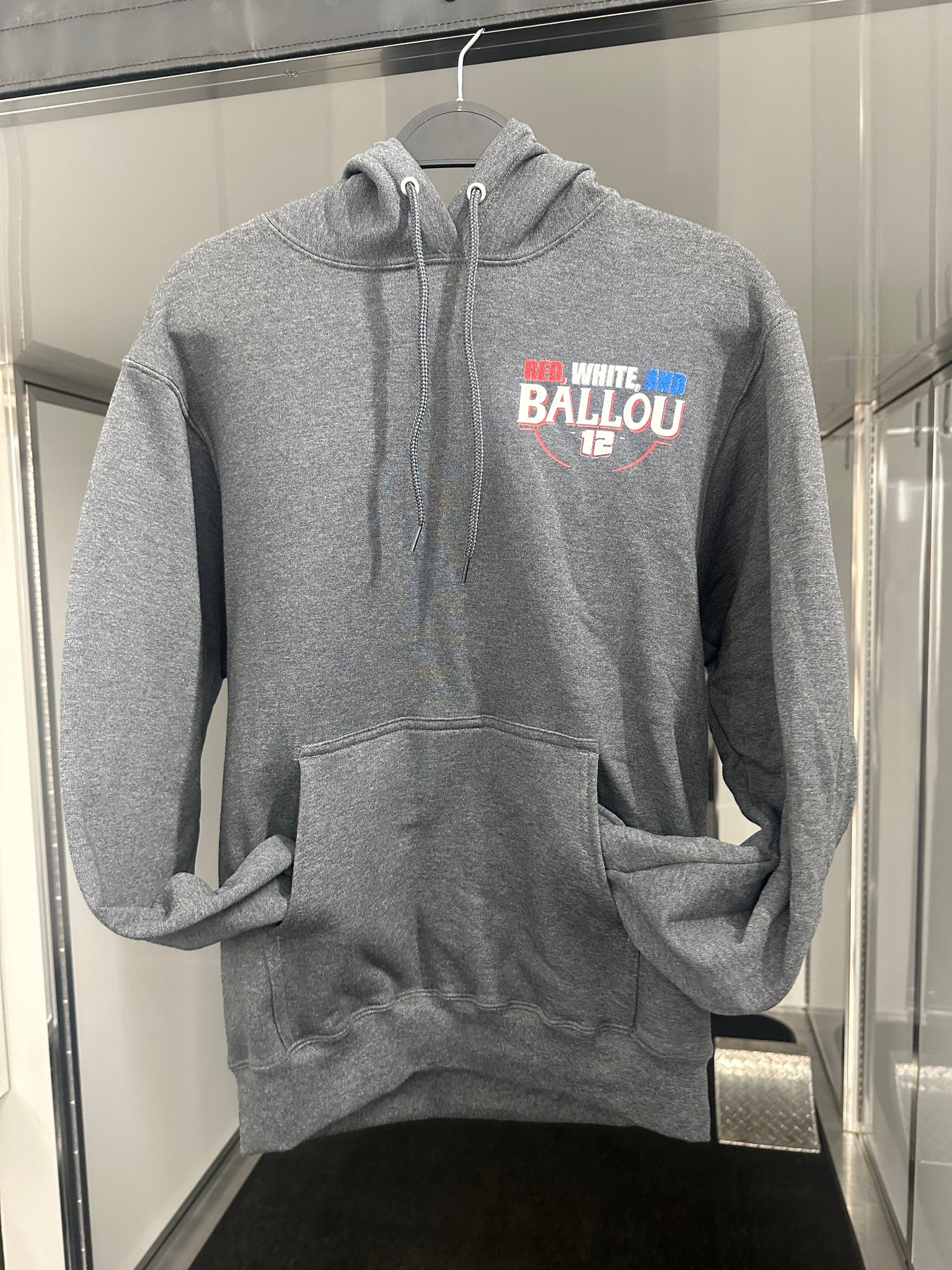 2024 Red, White & Ballou Hoodie - Dark Heather Gray