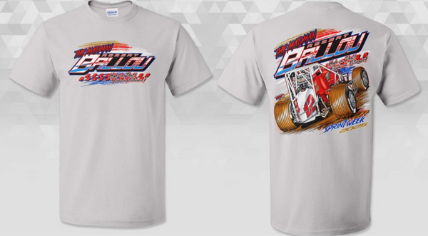 2025 Indiana Sprint Week - "High on Dirt!  Low on Patience!" - Ice Grey "only 3xl"