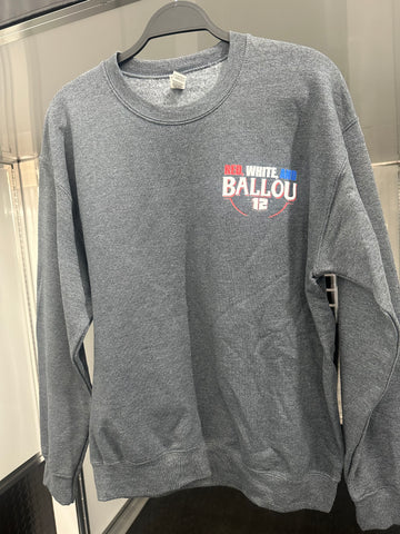 2024 Red, White & Ballou Crew Neck Sweatshirt - Dark Heather Gray