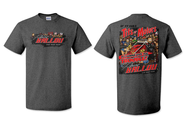 Tits or Motors (Dark Heather Grey)