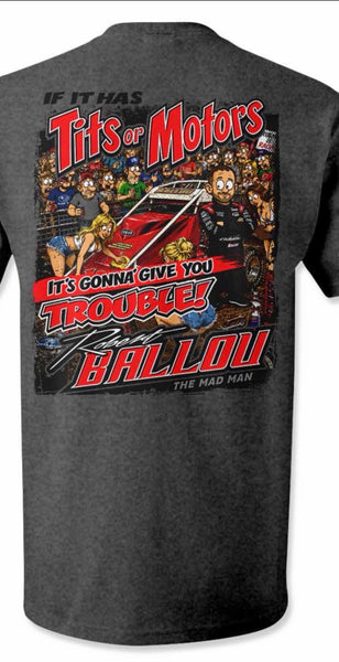 Tits or Motors (Dark Heather Grey)
