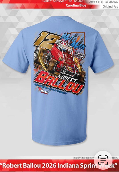 2026 Robert Ballou - Indiana Sprint Week - Carolina Blue