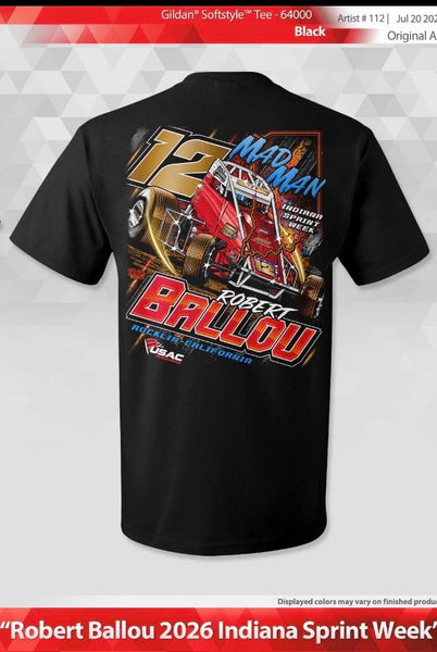 2026 Robert Ballou - Indiana Sprint Week - Black