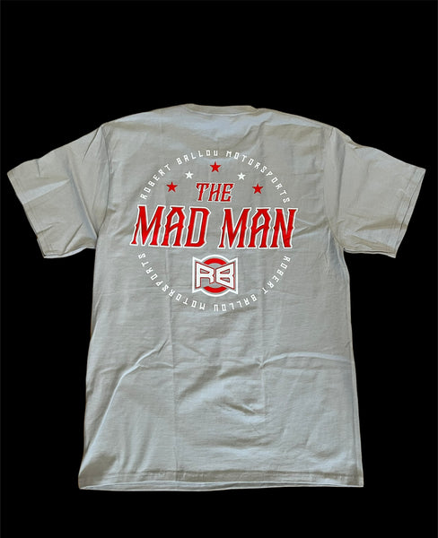 The MadMan Lifestyle Tee - Light Grey "only 3-xl)